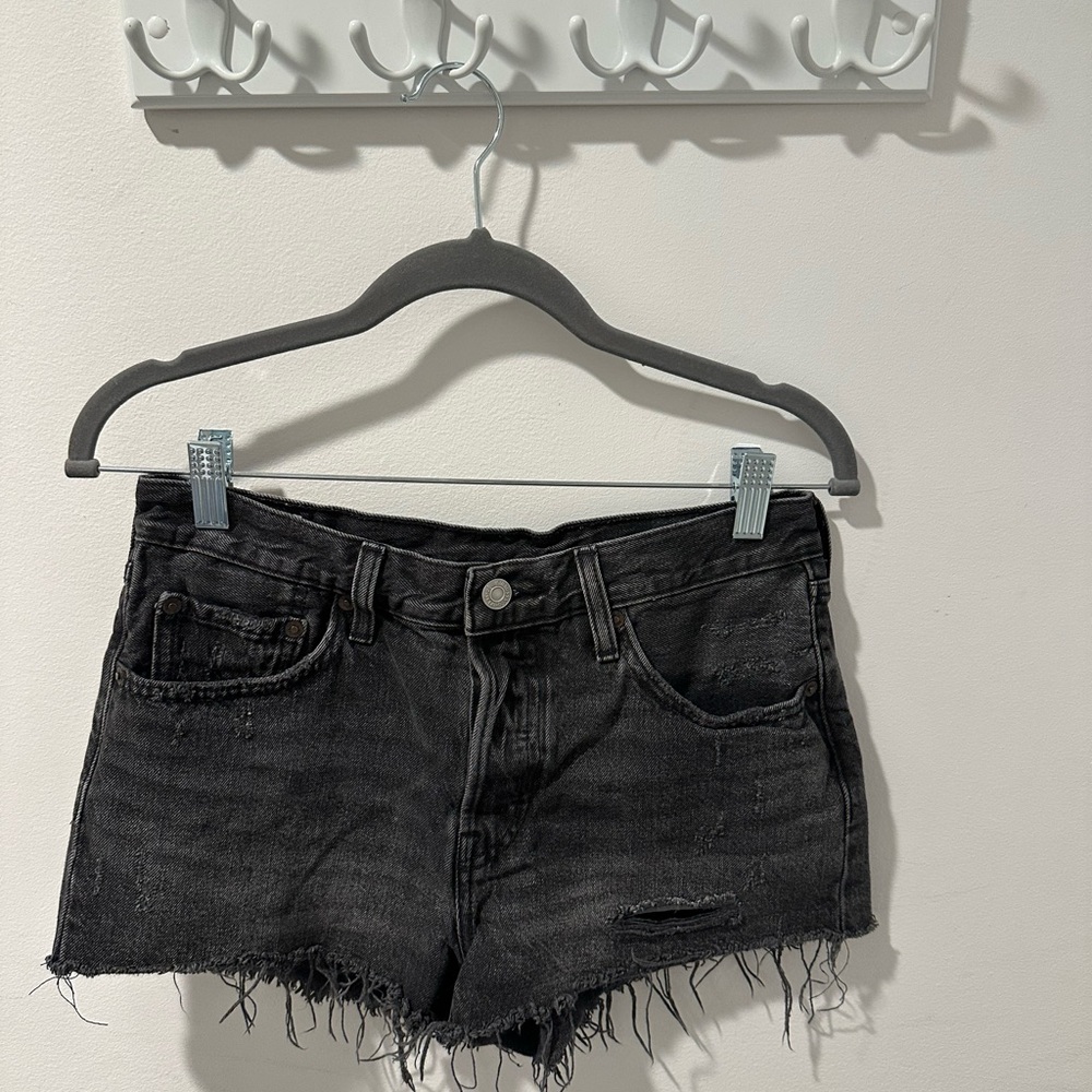 Levi’s 501 Black Denim Women Shorts